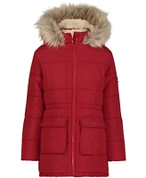 Tommy Hilfiger Toddler and Little Girls Patch Pocket Anorak Puffer