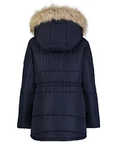 Tommy Hilfiger Toddler and Little Girls Patch Pocket Anorak Puffer