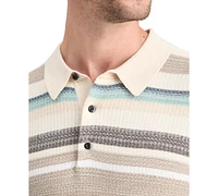 Scotch & Soda Men's Structured Knit Polo Shirt