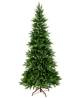 National Tree Company Festive Fern Hinged Tree, 7.5 feet.