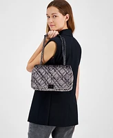 I.n.c. International Concepts Ajae Soft Snake Velvet Small Shoulder Bag, Created for Macy's