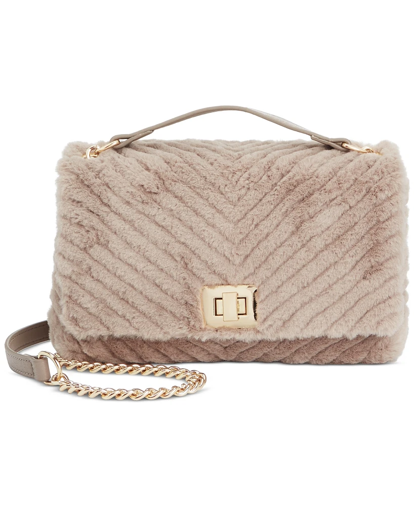 I.n.c. International Concepts Small Ajae Faux-Fur Shoulder Bag, Created for Macy's