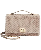 I.n.c. International Concepts Small Ajae Faux-Fur Shoulder Bag, Created for Macy's