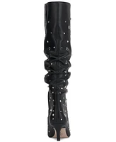 Jessica Simpson Women's Naevy Slouchy Studded Dress Boots