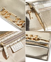 I.n.c. International Concepts Ninah Metallic Snake Clutch, Created for Macy's