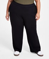 Nina Parker Trendy Plus Pull-On Knit Pants