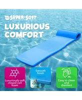 Trc Recreation Sunsation 1.75" Thick Foam Lounger Raft Pool Float, Bahama Blue