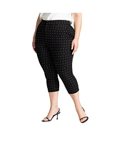 Eloquii Plus Rhinestone Capri Pant