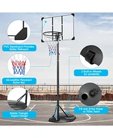 Streamdale Furniture Grow-with-Kids Adjustable Basketball Hoop for Indoor and Outdoor Play