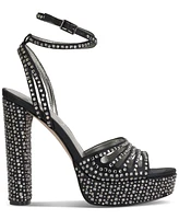 Jessica Simpson Women's Iralin Rhinestone-Trim Platform High-Heel Dress Sandals