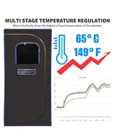 Portable Full-Size Steam Sauna for Relaxation and Detoxification