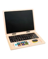 Small Foot Wooden Laptop with Magnet Board