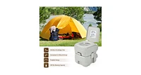 Slickblue 5.3 Gallon 20 L Portable Travel Toilet for Camping Rv Indoor Outdoor