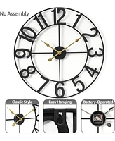 Sorbus Large Wall Clock for Living Room Decor