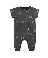 Gerber Baby Girls Short Leg and Long Romper Set, 2 Pack