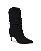 Nine West Women's Glitch Pointy Toe Slouchy Dress Boots