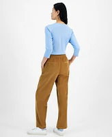 Style & Co Women's Cotton Corduroy Drawstring Pants, Created for Macy's