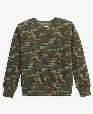 Grayson Threads Kids, The Label Big Boys Soft Camo Fleece Sweatshirt