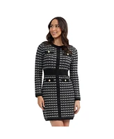 Ellen Tracy Women's Boucle Sweater Dress