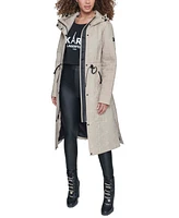 Karl Lagerfeld Paris Women's Hooded Quilted Anorak Coat, Created for Macy's