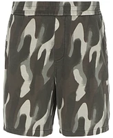 A|X Armani Exchange Men's Elastic Camo Shorts