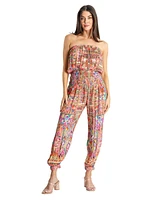 La Moda Clothing Women's Wide Leg Jumpsuit