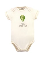 Touched by Nature Baby Girls and Boys Mushroom Bodysuits, Pack of 5