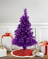 Northlight 2' Purple Pine Artificial Tinsel Christmas Tree