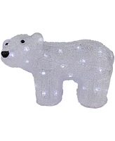 Northlight Commercial Grade Acrylic Polar Bear - 13.5-Inch