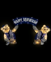 Northlight Led Polar Bear "Happy Hanukkah" Sign - 30-Inch