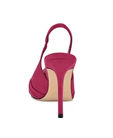 Nine West Women's Faive Pointy Toe Dress Slingback Pumps