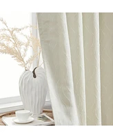 Hlc.me Camden Fashion 100% Blackout 2 Layer Winter Heat Blocking Thermal Insulated Energy Savings Window Curtain Drapery Grommet Panels for Office & B