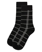 MeMoi Boys Boxed Stripe Crew Socks