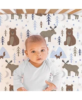 The Peanutshell Crib Bedding Set for Baby Boys, Under the Stars, 3 Pieces