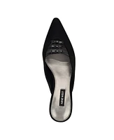 Nine West Women's Weeka Slip On Pointy Toe Dress Mule Pumps