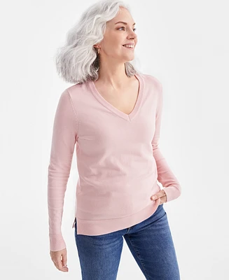 Style & Co Women's V-Neck Sweater, Created for Macy's