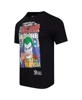 Freeze Max Men's The Joker Black Batman Comics Vote for Me T-Shirt