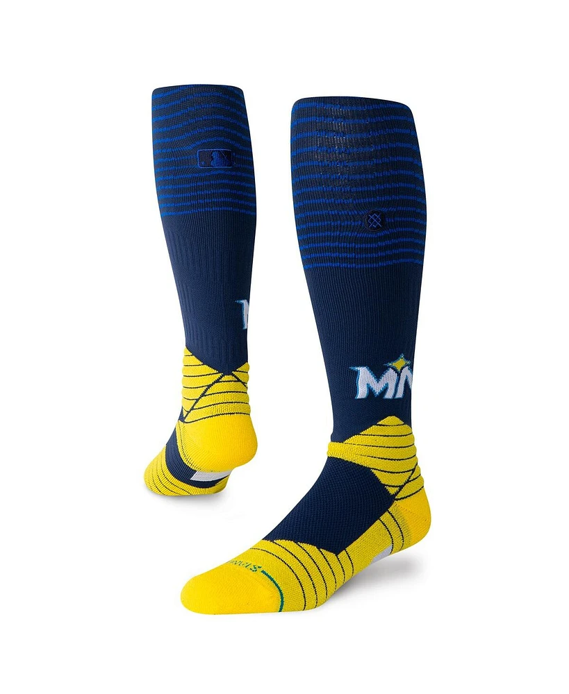 Stance Men's and Women's Blue Minnesota Twins 2024 City Connect Over the Calf Socks