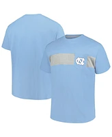 Profile Men's Blue North Carolina Tar Heels Big Tall Color Stripe T-Shirt