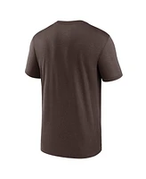 Nike Men's Brown San Diego Padres Authentic Collection Early Work Tri-Blend Performance T-Shirt