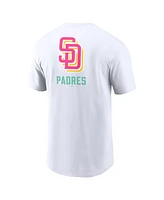 Nike Men's White San Diego Padres City Connect 2-Hit T-Shirt