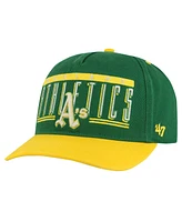 47 Brand Men's Kelly-Green Oakland Athletics Double Headed Baseline Hitch Adjustable Hat