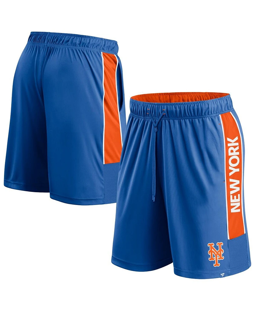 Fanatics Men's Royal New York Mets Win the Match Defender Shorts