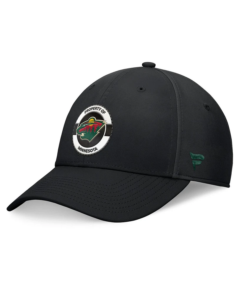 Fanatics Men's Black Minnesota Wild Authentic Pro Training Camp Flex Hat