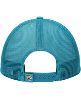 New Era Men's Teal Jacksonville Jaguars Game Day 9TWENTY Adjustable Trucker Hat