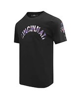 Pro Standard Men's Black Cincinnati Reds Cityscape T-Shirt