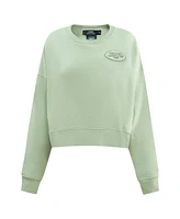 Pro Standard Women's Light Green New York Jets Neutral Pullover Sweatshirt