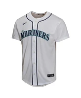 Nike Big Boys and Girls Julio Rodriguez White Seattle Mariners Home Game Player Jersey