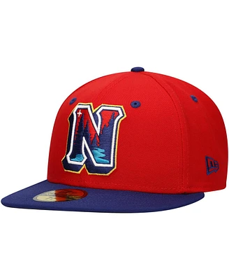 New Era Men's Red Northwest Arkansas Naturals Authentic Collection 59FIFTY Hat