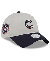 New Era Women's Black Chicago Cubs 2024 Fourth of July 9TWENTY Adjustable Hat